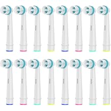 16 Orso Care Replacement Heads Compatible with Oral B Electric Toothbrush Precise cleaning around braces