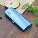 Eyeglass Case for Men Glasses Case Aluminum Light Nearsighted Spectacle Case Box Frosted Matte Glasses Holder (Blue-large)