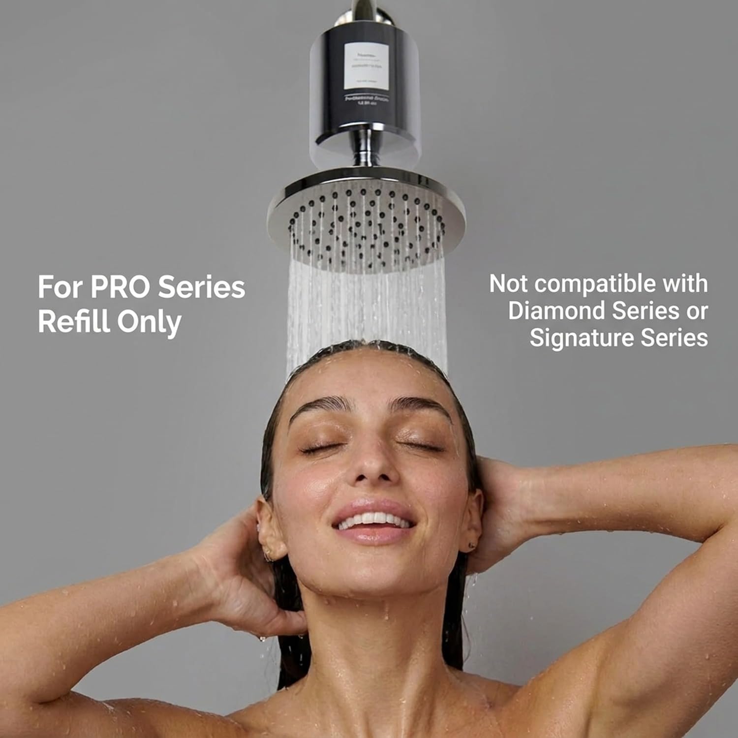 Filtro di ricambio per doccia compatibile con Filterbaby Pro | Confezione da 2 filtri addolcitori per acqua dura (2 pezzi)