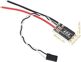 RC Brushless ESC, 4Pcs Brushless ESC 45A 2 6S Fonte de Alimentação RGB Controlador de Velocidade Elétrico LED para RC Quadcopter Airplane Drone