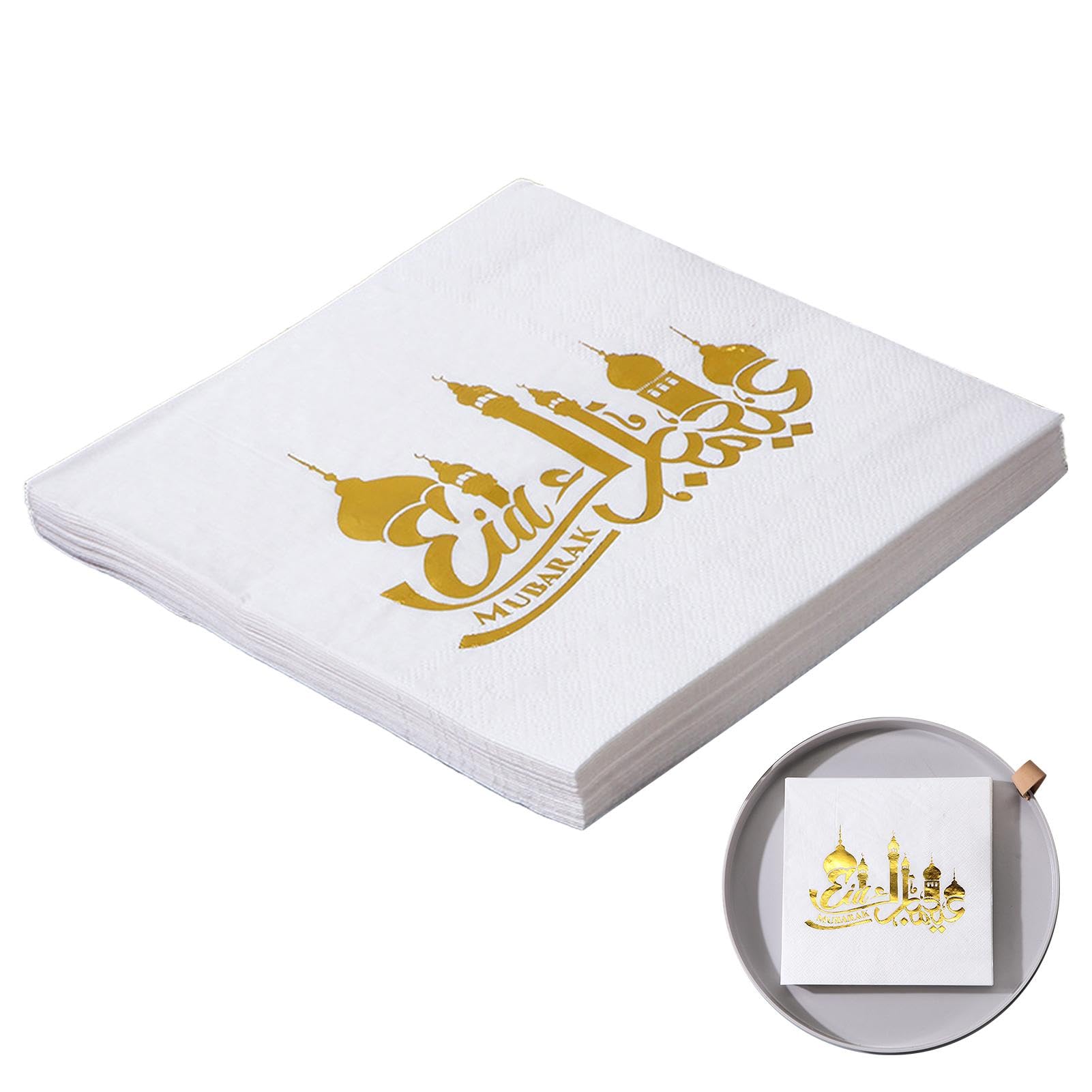 Dîner festifs, serviettes festives papier Holiday Napkins