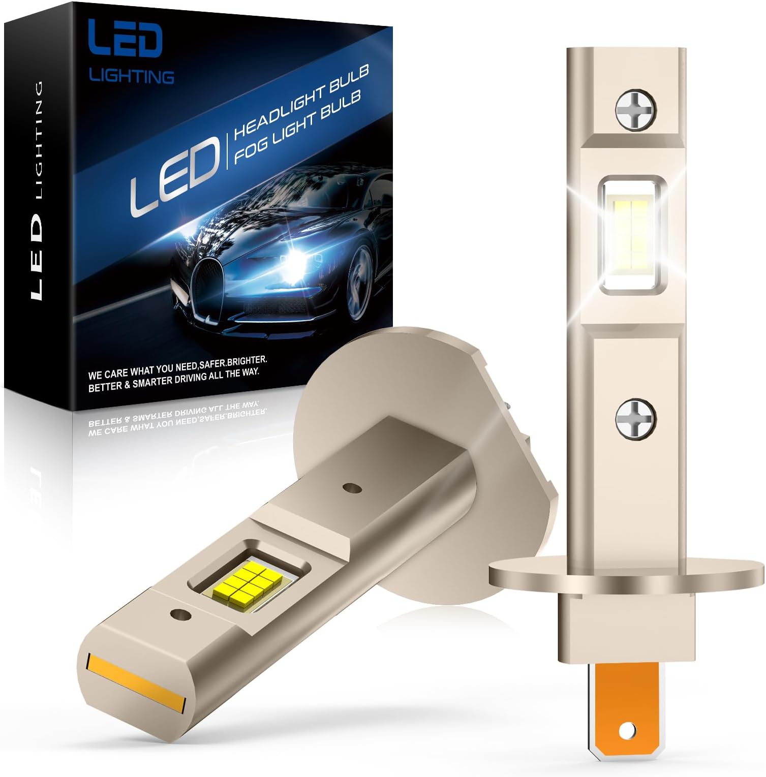 Pack Ampoules LED H1 Ford Puma (2019 à 2023) - Kit LED pour Feux de Route