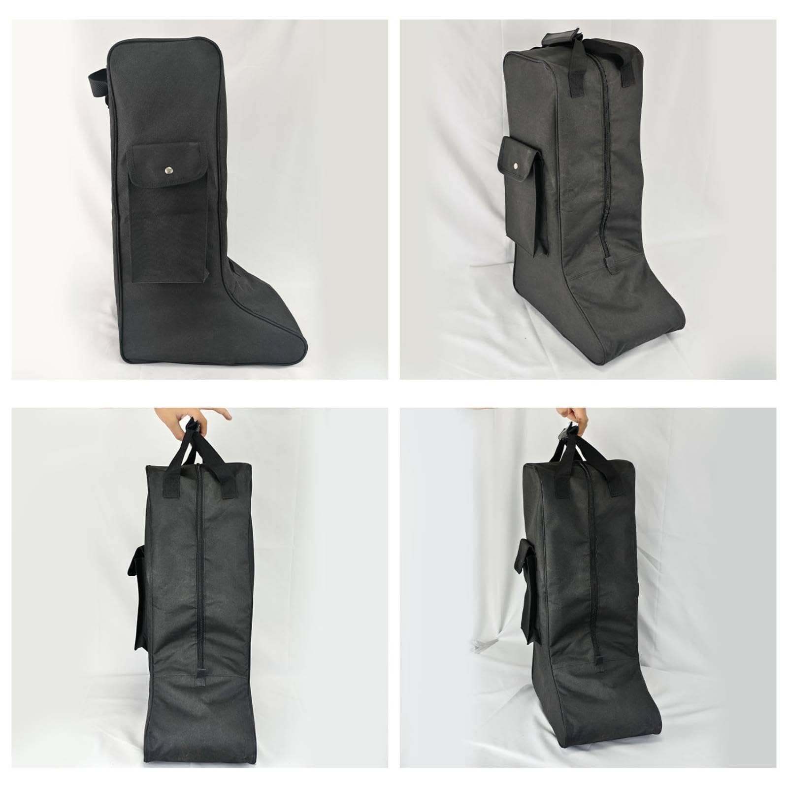 Borsa Porta Stivali da Equitazione con Manico in PU, Impermeabile E Versatile.