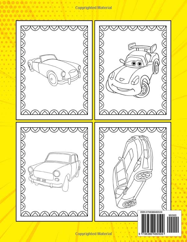Super Car Coloring Book For Kids: A Beautiful Collection of Sports and Supercar Designs for Kids ,Boys, Girls and Car lovers image 3
