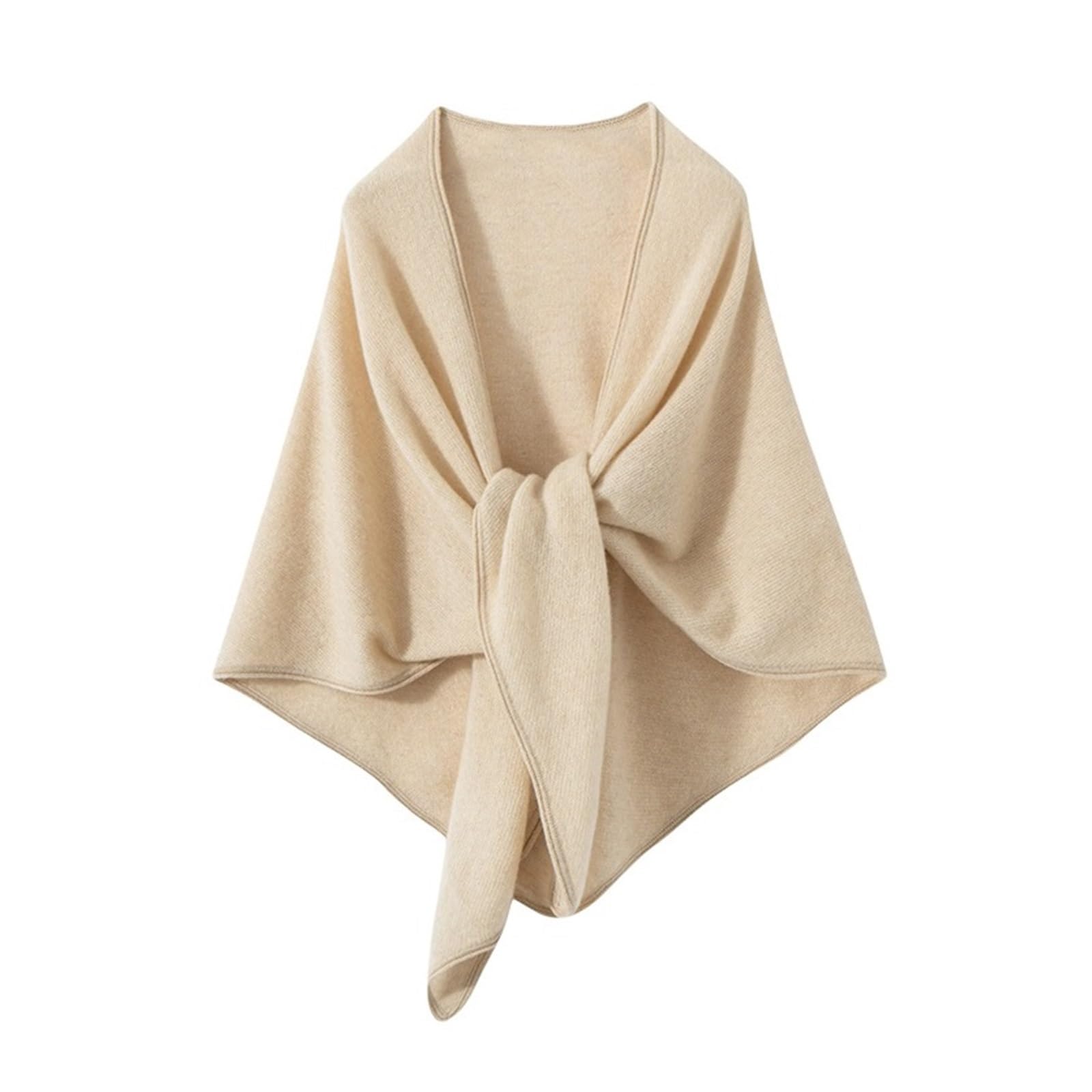Scialle da donna Scialle in cashmere da donna, sciarpa triangolare in puro lavorato a maglia, caldo capospalla antifreddo Serata di gala