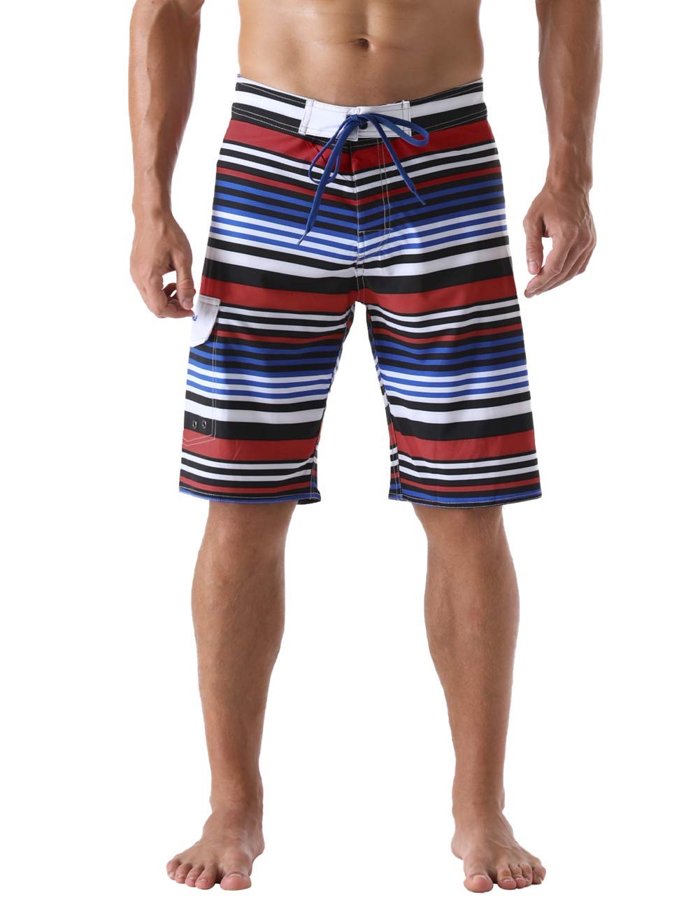 nonwe Men's Sportwear Quick Dry Board Shorts with Lining-picture-36