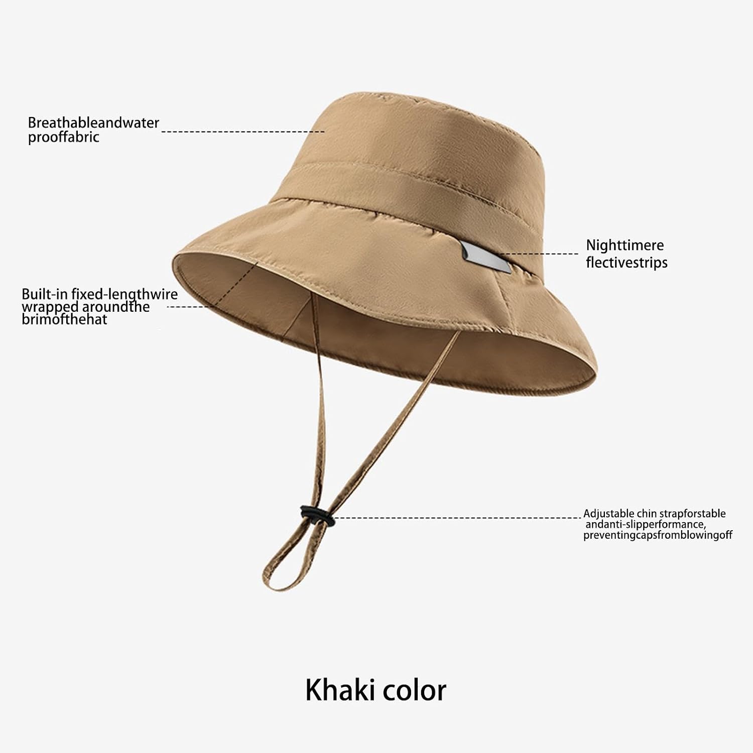 Women Men Sun Bucket Hat Quick Dry Waterproof Packable Wide Brim Fishiing Hat Outdoor UPF 50+ Hiking Camping Beach Hats