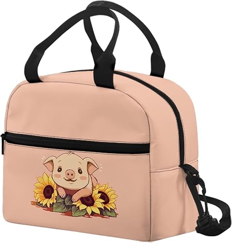 Vista 218 de doginthehole Bolsa de almuerzo portátil de teñido anudado azul, bolsa de almuerzo, organizador reutilizable, hielera para adultos, al aire libre