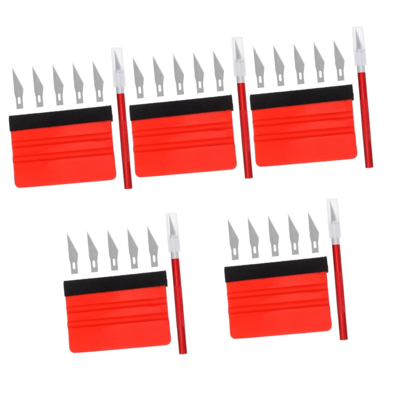 Kit outils pour de film auto raclette souple cutter application vinyle décoration murale