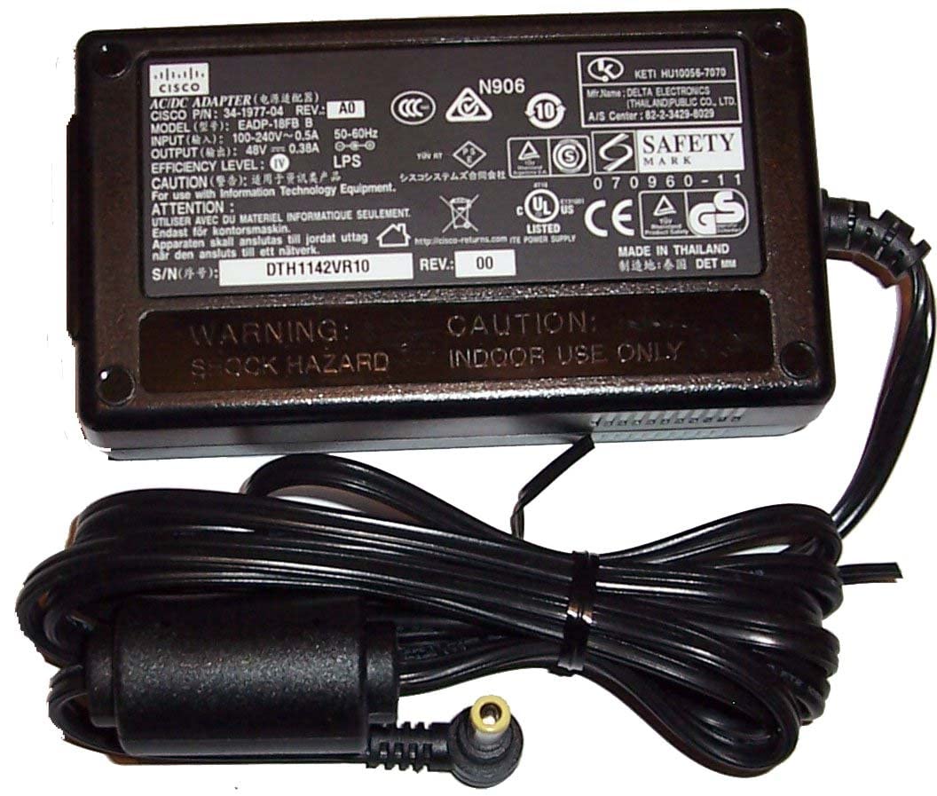 CARE CASE® Power Supply Plug Adapter AC/DC Adapter 48.0.38A Volt