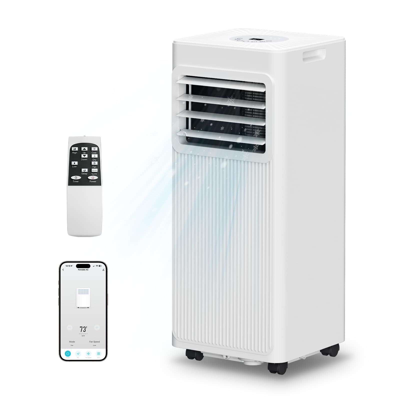 NYpeak 16,000 BTU 5-in-1 Portable Air Conditioner