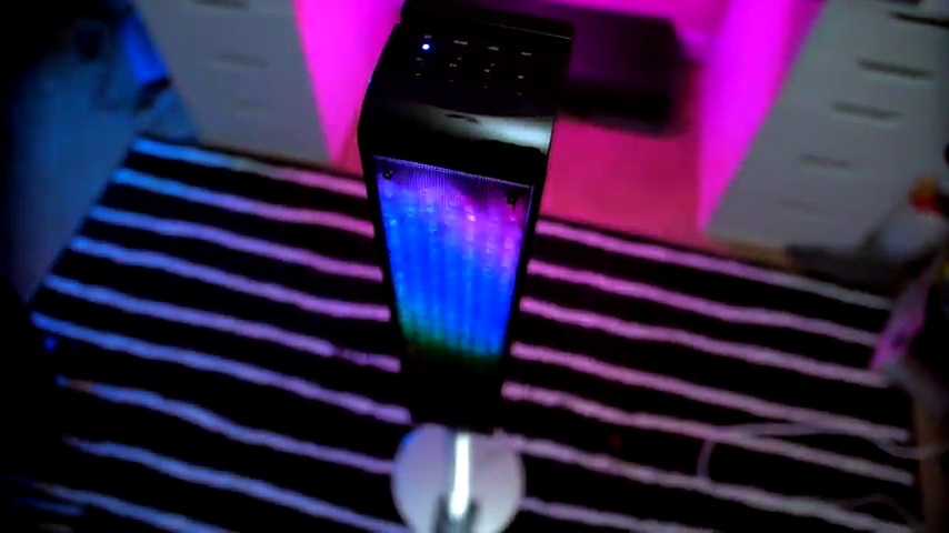 sharper image led tower speaker sbt 1031