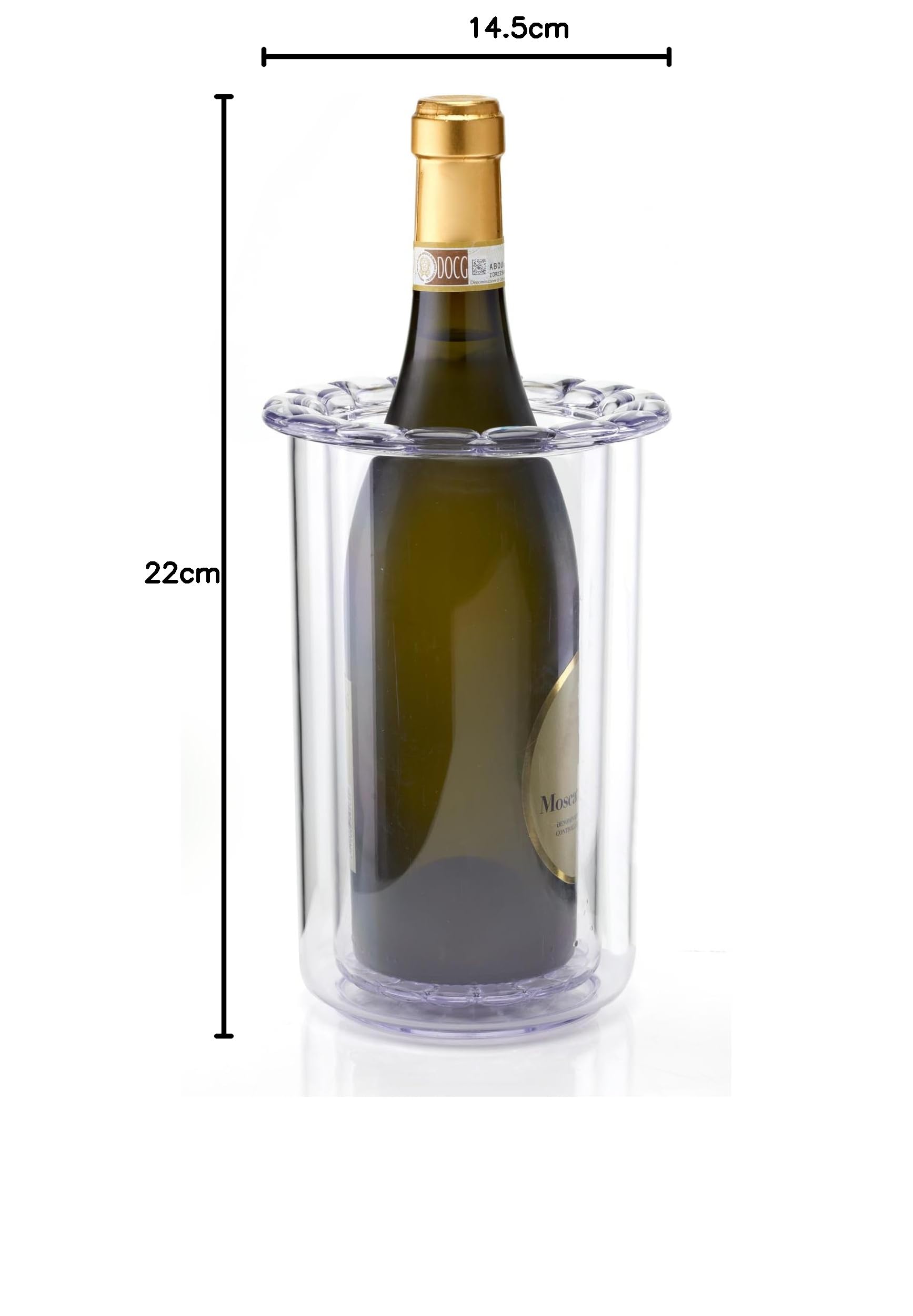 Image secondaire de Guzzini - TIFFANY Rafraîchisseur à Bouteille - Ø 14,5 x h22 cm - 19790000