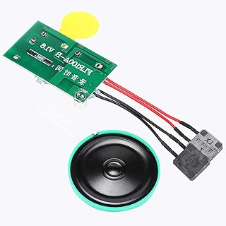 Chip de cartão de felicitações gravável faça você mesmo, módulo de cartão de felicitações DIY de 60 segundos, gravação de som de voz, chip de conversa de som de música, gravador de rádio de áudio para caixas de presente, artesanato (#1)