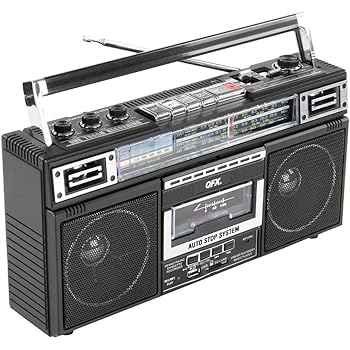 vintage boombox bluetooth