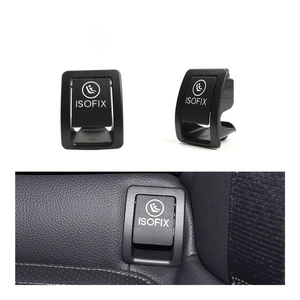 Passend for Mercedes W206, Sicherheitsabdeckung for den hinteren Kindersitz mit ISOFIX-Schalter, Passend for die Abdeckung des Autositzes mit ISOFIX-Schalter for die Benz C-Klasse C200 C260
