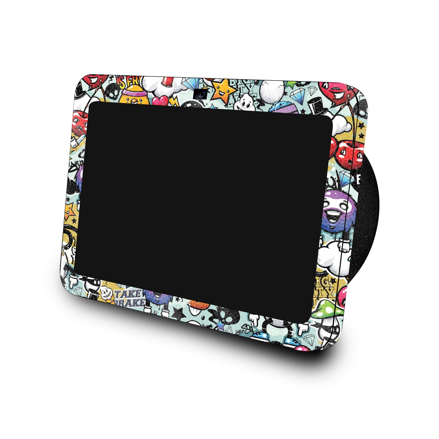 Glossy Glitter Skin Compatible with Amazon Echo Show 8 (3rd Gen, 2023) - Oddballs - Premium 3M Vinyl Protective Wrap Decal Cover - Easy to Apply | Crafted in The USA by MightySkins