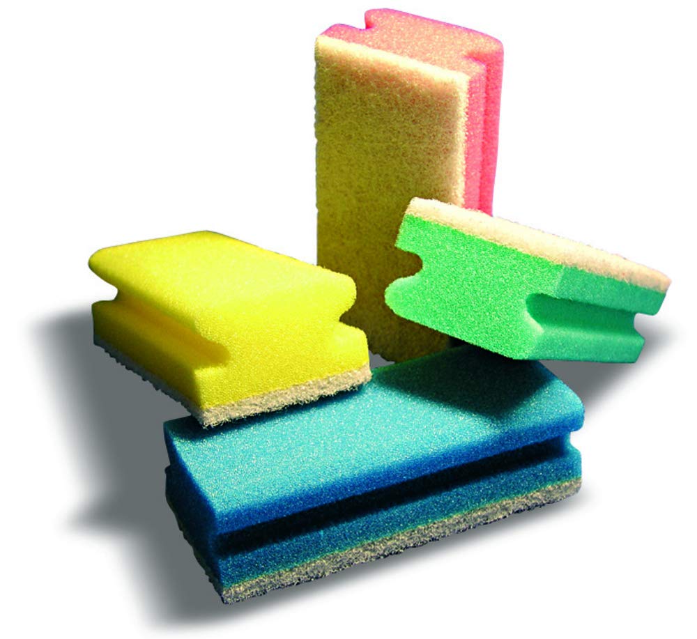 ArixDouble-sided cleaning sponge 10 pieces - Assorted Colors