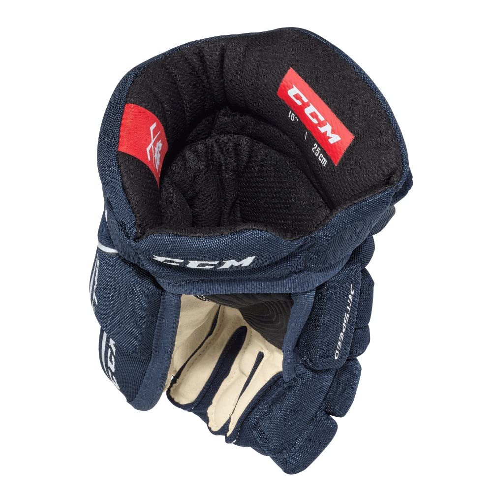 Ccm Jetspeed Ft485 Handschoenen Jr Navy/wit 12""