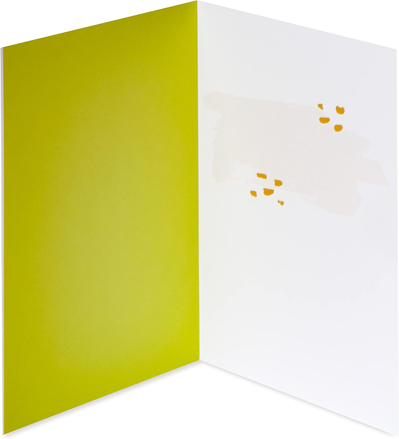 American Greetings Blank Congratulations Card (Orange Brushstroke)