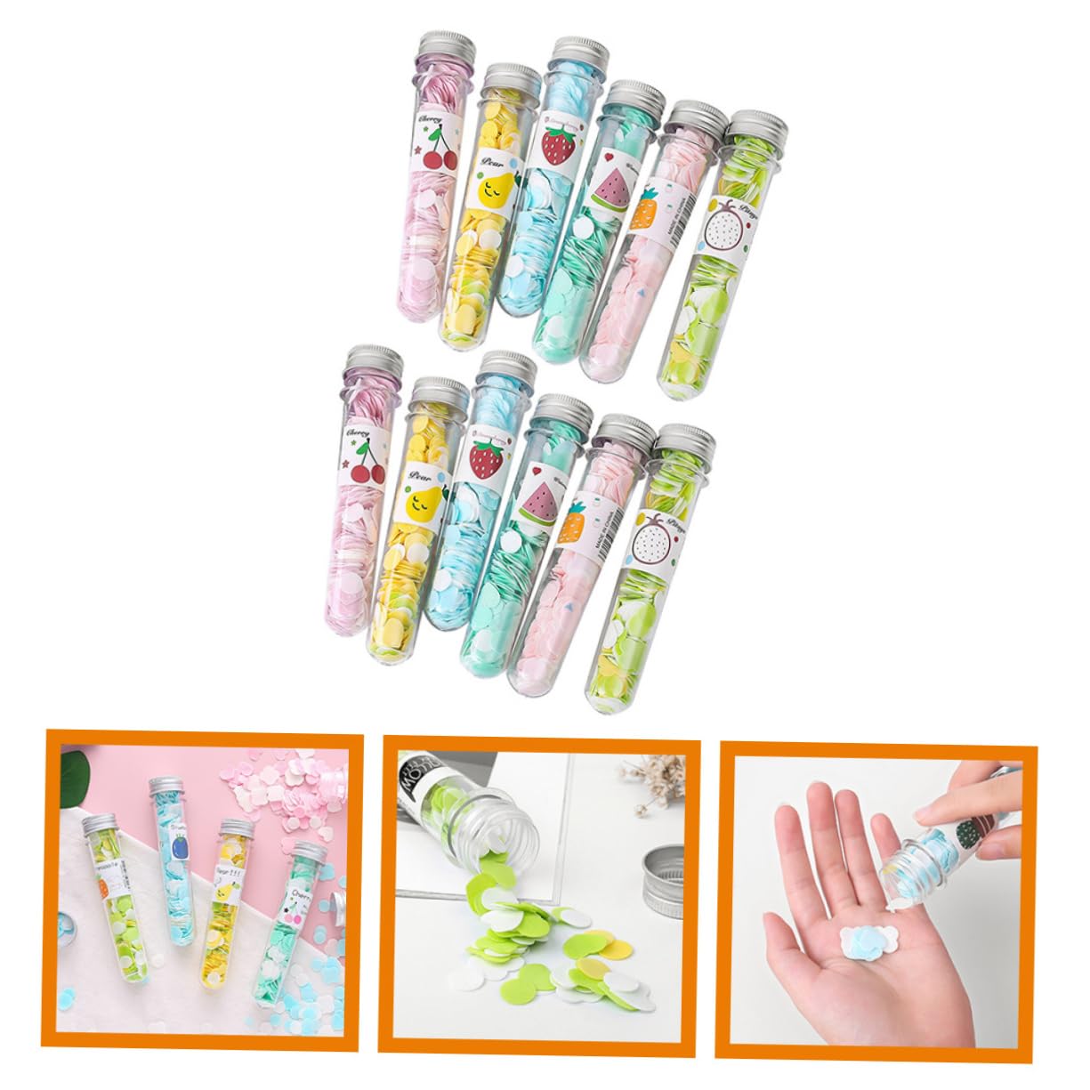 Kisangel Pastiglie di Sapone Portatili Viaggio Carta Sapone Portatile Le Strisce di Sapone viaggiano fette di Sapone da Esterno Sapone da Campeggio Portatile