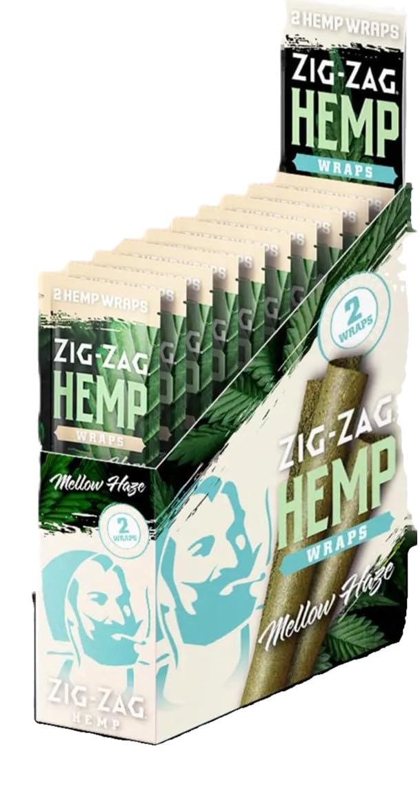 ZIG-ZAG Hemp Wraps 25-Pack, Mellow Haze