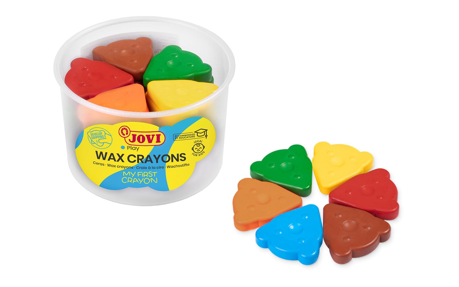 PASTELLI A CERA TRIANGOLARI 30 PZ