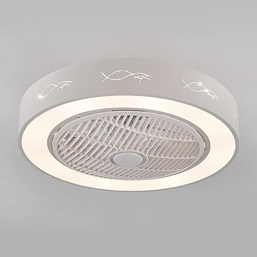 Miniatura 5 de YUEGOO Ventiladores De Techo con Lámparas, Ventilador De Techo con Luz, Lámpara Colgante De Control Remoto Lámpara De Colgante De Metal Moderno En