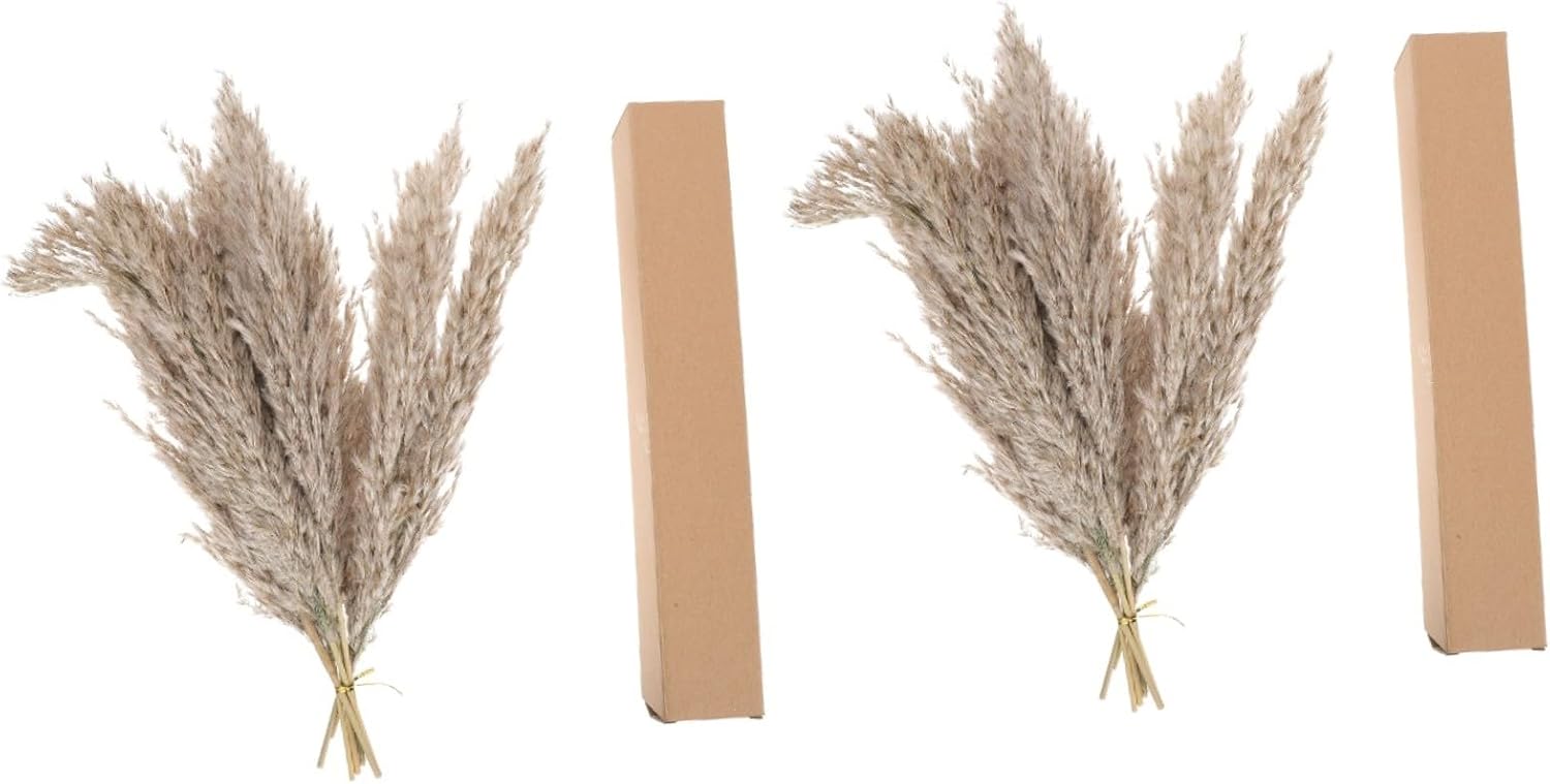 Cabilock 2sets Dried Nordic Flower Bouquet Natural Preserved Floral Decor for Weddings Home Decoration and Photography Props Charming Rustic Style for Farmhouse Aesthetic