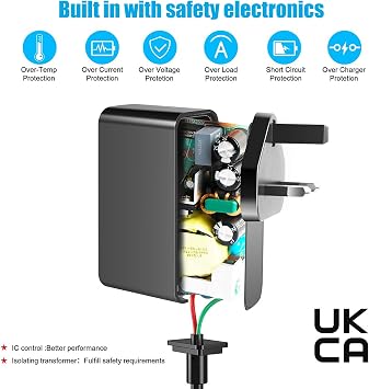 KFD 24V Charger for Google Nest Hub MAX Smart Speaker Google Nest Audio, AC Adapter for 10 Smart Display 6 Ft Replacement Charger Power Supply AC Adapter Charging Cable(Not for Home/Nest Hub)