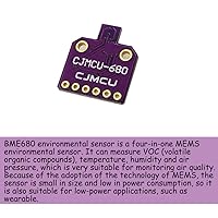 Vista 2 de KOOBOOK Módulo de placa de ruptura con sensor de temperatura, humedad, presión y gas BME680 3.3V/5V para Arduino Raspberry Pi