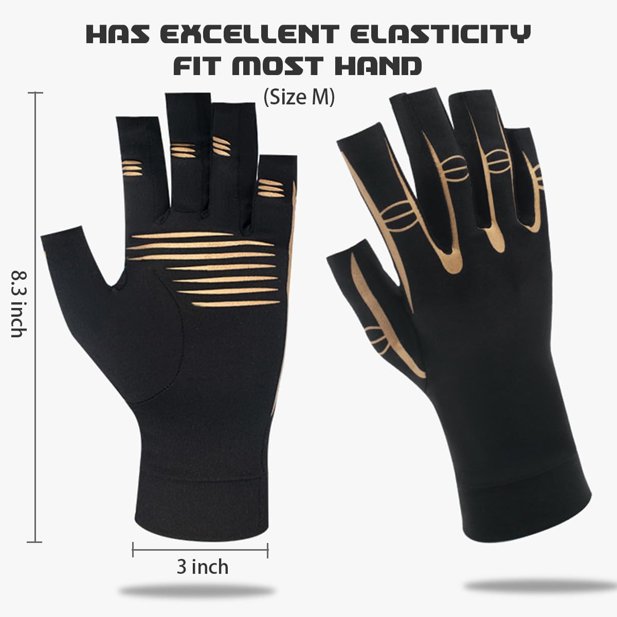All-Around Compression Arthritis Gloves for Women for Pain, Carpal Tunnel Relief Gloves for Men,