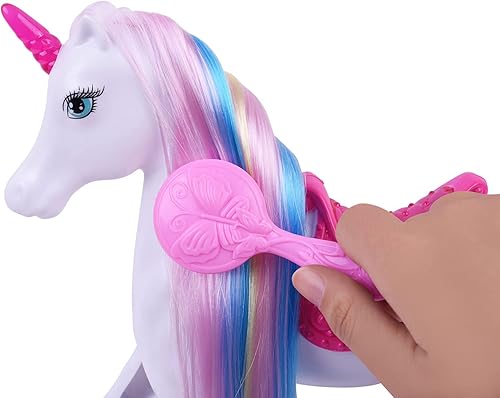 Miniatura 7 de BETTINA Magical Lights Unicom y princesa muñeca, juego de juguetes de caballo, juguetes de unicornio, regalos de princesa para niñas de 3 a 7 años