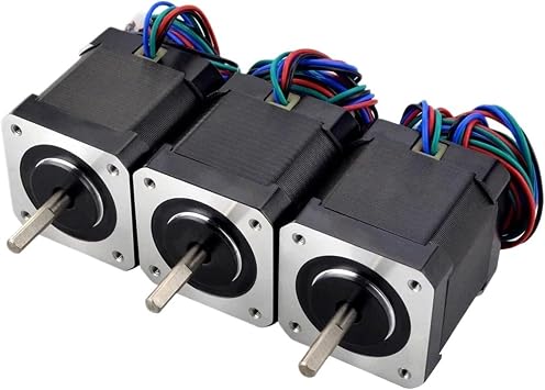 Nema 17 Stepper Motor 48mm 42BYGH Stepping Motor 2A 17HS19-2004S1 4-Lead 1m Cable for 3D Printer CNC XYZ
