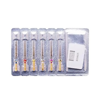 Endodontic Dental Endo Files Rotary NITI Controlled Memory Files X-Pro Gold Taper Tips F1/F2 /F3 /SX /S1 /S2 (Assorted 21MM)