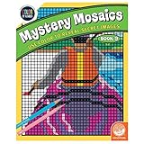 知育おもちゃ:研究結果によると、色分けされた塗り絵パズルは、あらゆる面で子供の高い認識能力を育成する、最良の方法の一つだそうです。MindWareの塗り絵本、ナンバーミステリーモザイク色塗りは、普遍番号方式を採用。そのため番号が書かれた、色鮮やかな36本入色鉛筆セット（別売）が使いやすいです。 楽しい絵:MindWareのミステリーモザイクは、全ページにミステリーが。お子様がパズルを解くごとに、絵が浮かび上がります。明るい太陽、カラフルなフラミンゴ、楽しい絵の世界が、お子様の力で命を与えられるの...