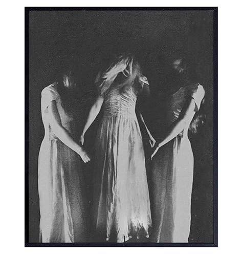 Witch Decor - Wicca Wall Decor - Pagan Gifts - Paganism - Witches Coven - Witchcraft Wiccan Supplies - Gothic Wall Art Poster - Scary Creepy Goth