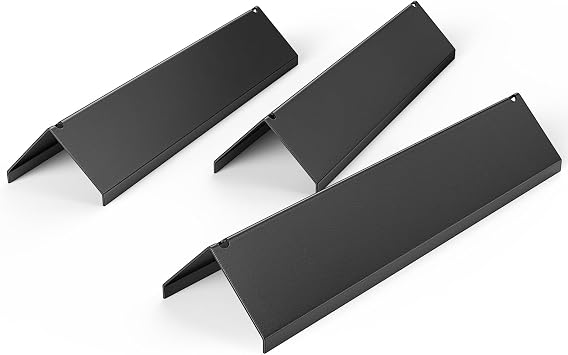 Uniflasy 7635 Flavorizer Bars for Weber Spirit 200 E210 S210 E220 S220 | Fits Spirit I & II 200 front-control E-210 S-210 E-220 S-220; 15.3 x 3.5 x 2.5 in porcelain steel bars