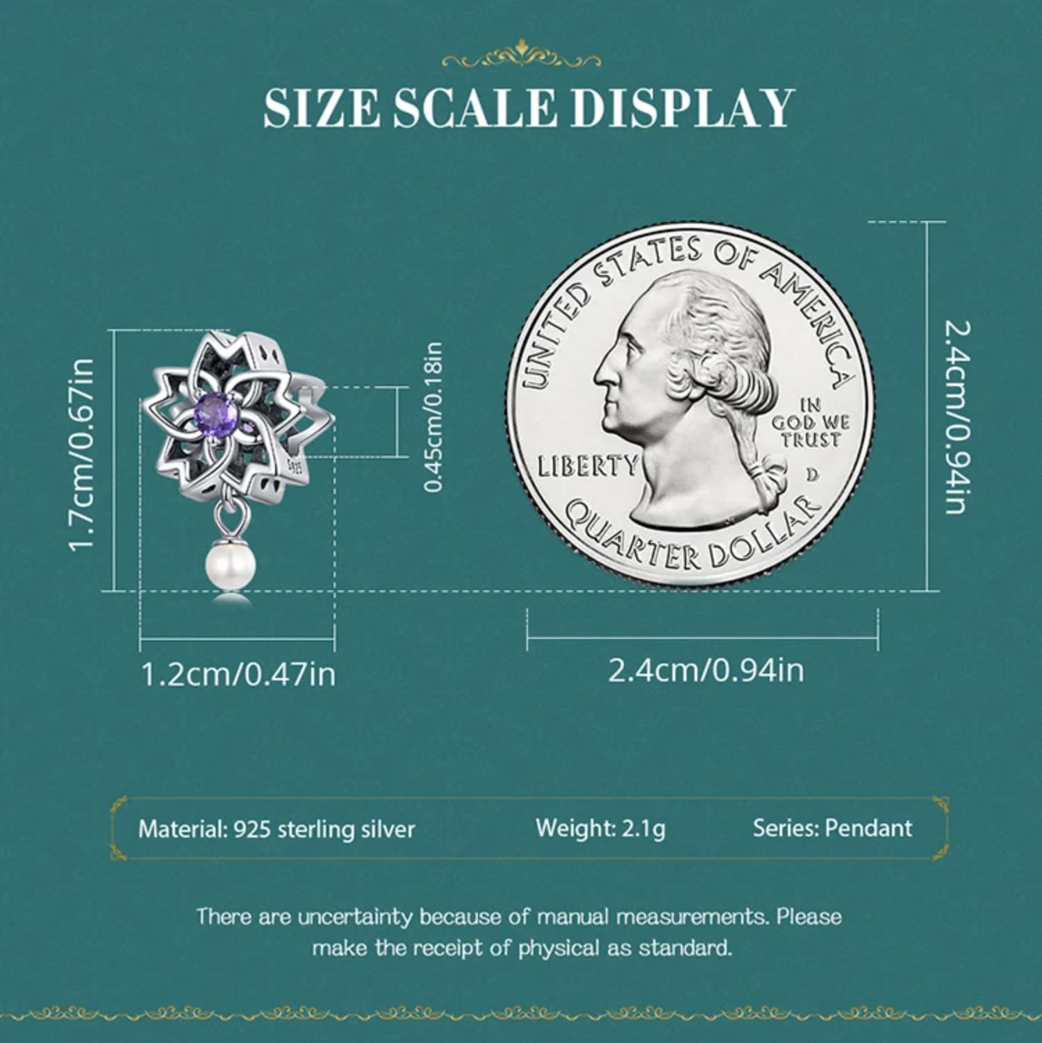 Colgante de plata de ley 925 con textura vintage de circonio morado, ideal para pulseras y brazaletes DIY, con perlas brillantes.