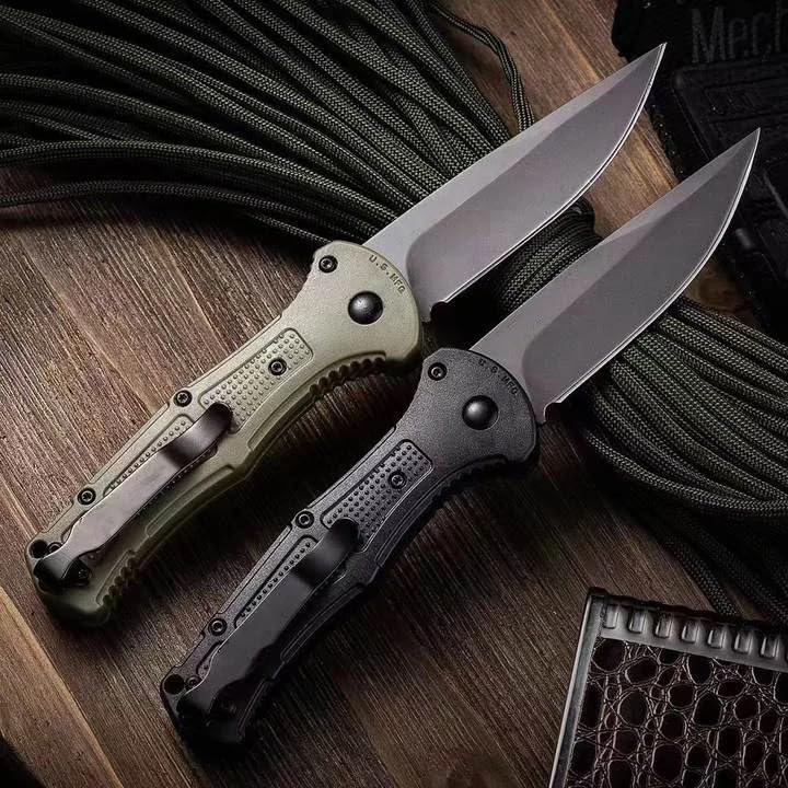 Image of Outdoor Self Defense Pocket Knife, 9070 Pocket Folding Knife, D2 Steel Blade Non-Slip Fiberglass Handle, EDC Multi-Functional Sharp Tactical Knife for Outdoor, Tactical, Survival and EDC