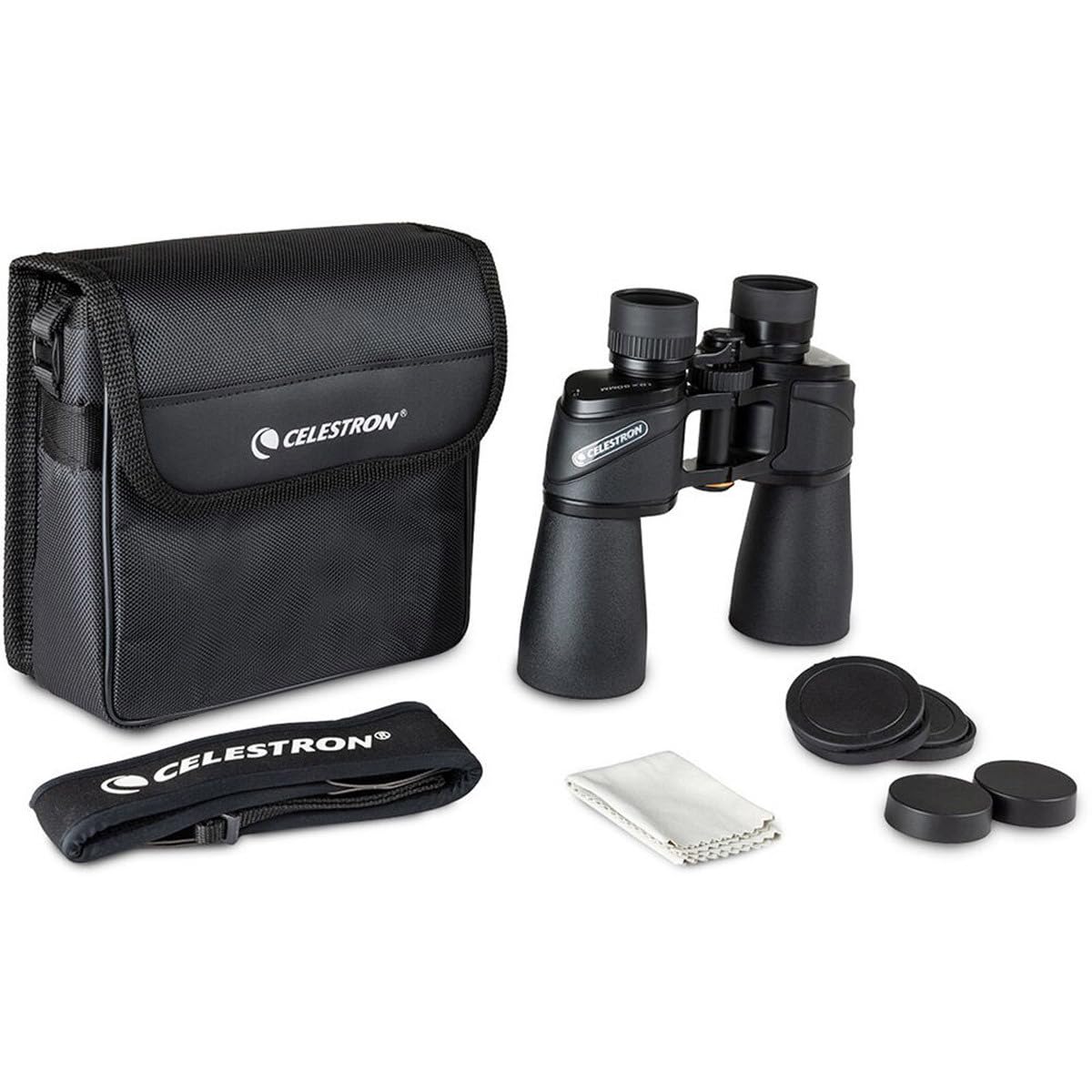 Celestron 72254 Ultima 10 x 50 Porro Prism Binocular, Fully Multi-Coated Lens, BaK-4 Prism Glass - Black