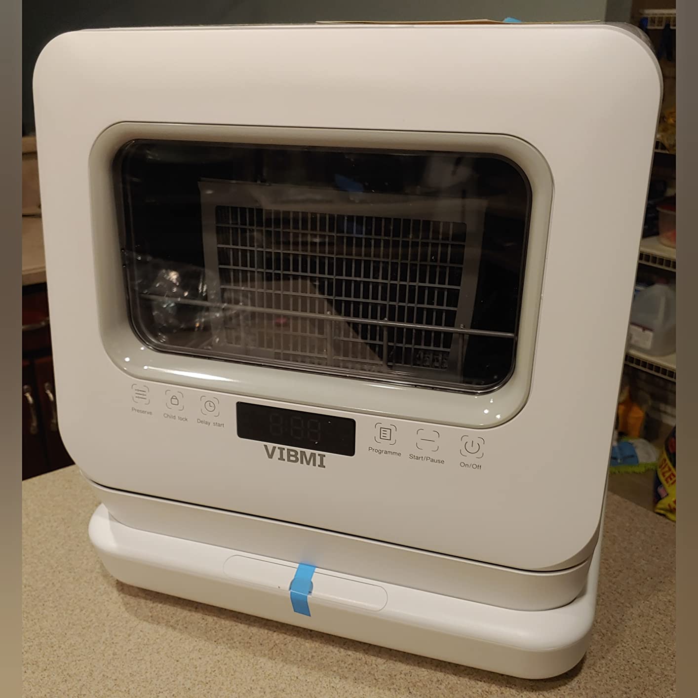 33/mo Finance Countertop Dishwasher, Portable Dishwasher with 6L