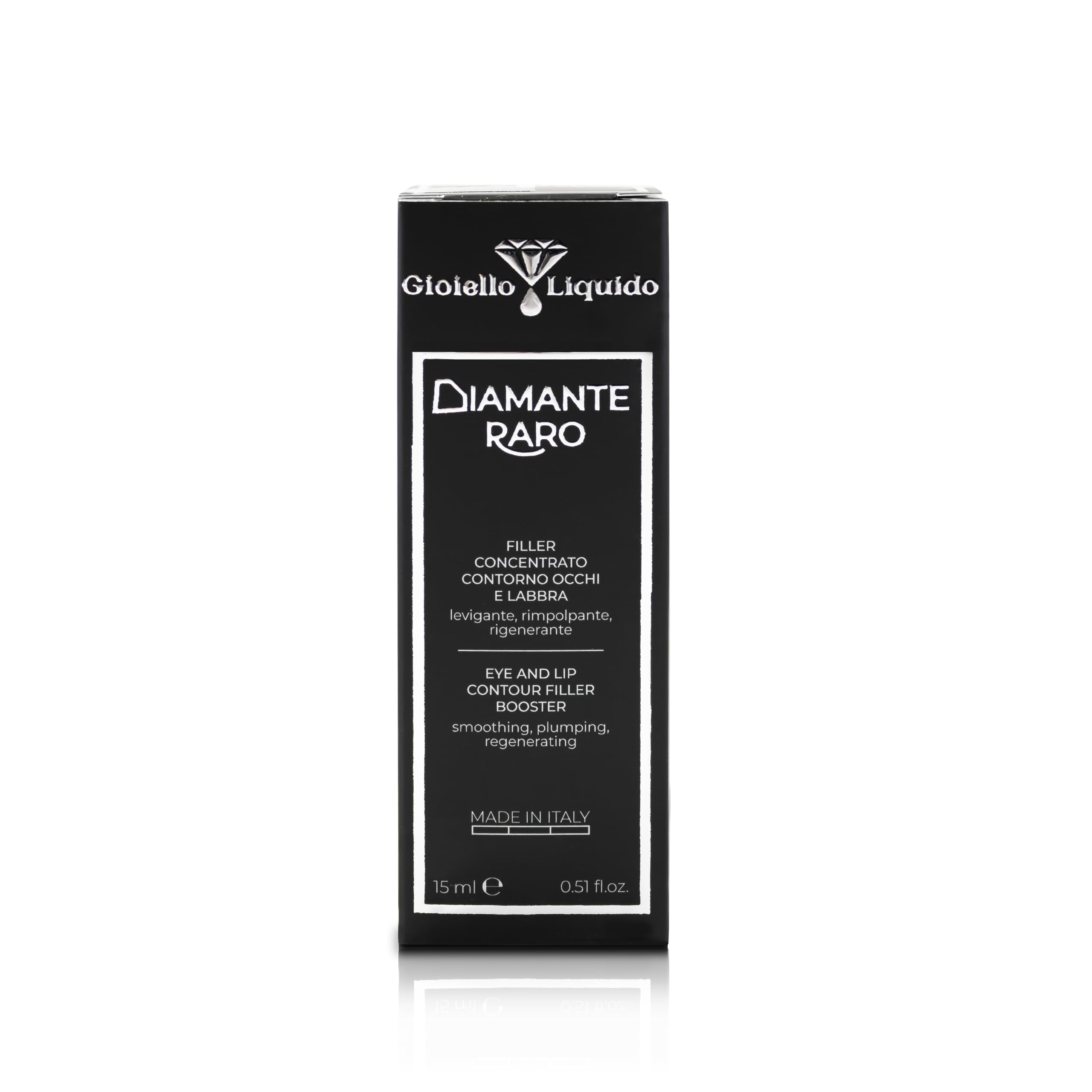Gel contorno de ojos e Labios - Antiojeras, Antibolsas con Polvo de diamante restaura la elasticidad de la piel 15ML