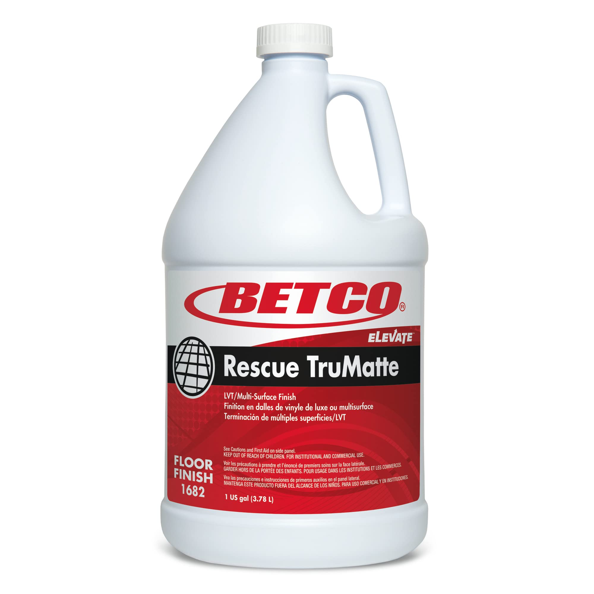 Betco® Rescue Floor Finish, TruMatte, 128 Oz Bottle