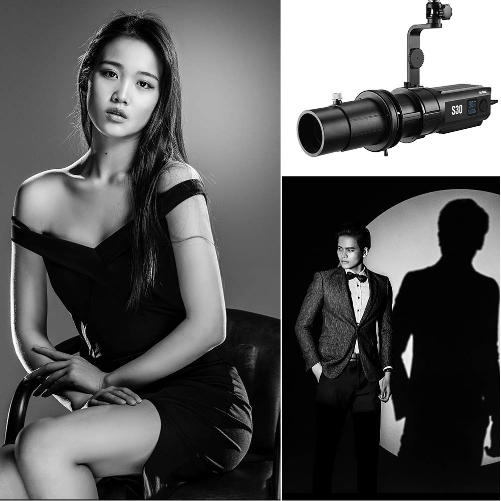 Obiettivo Grandangolare Godox SA-02 60mm Per Luce LED S30 - Accessorio Proiezione Video - Foto 7