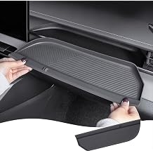 Dashboard Storage Tray Compatible with 2026 Toyota RAV4, Passenger Side Organizer Box, Silicone Non-Slip Tray with Divider, Interior Accessories for 2026 RAV4 Standard No Divider