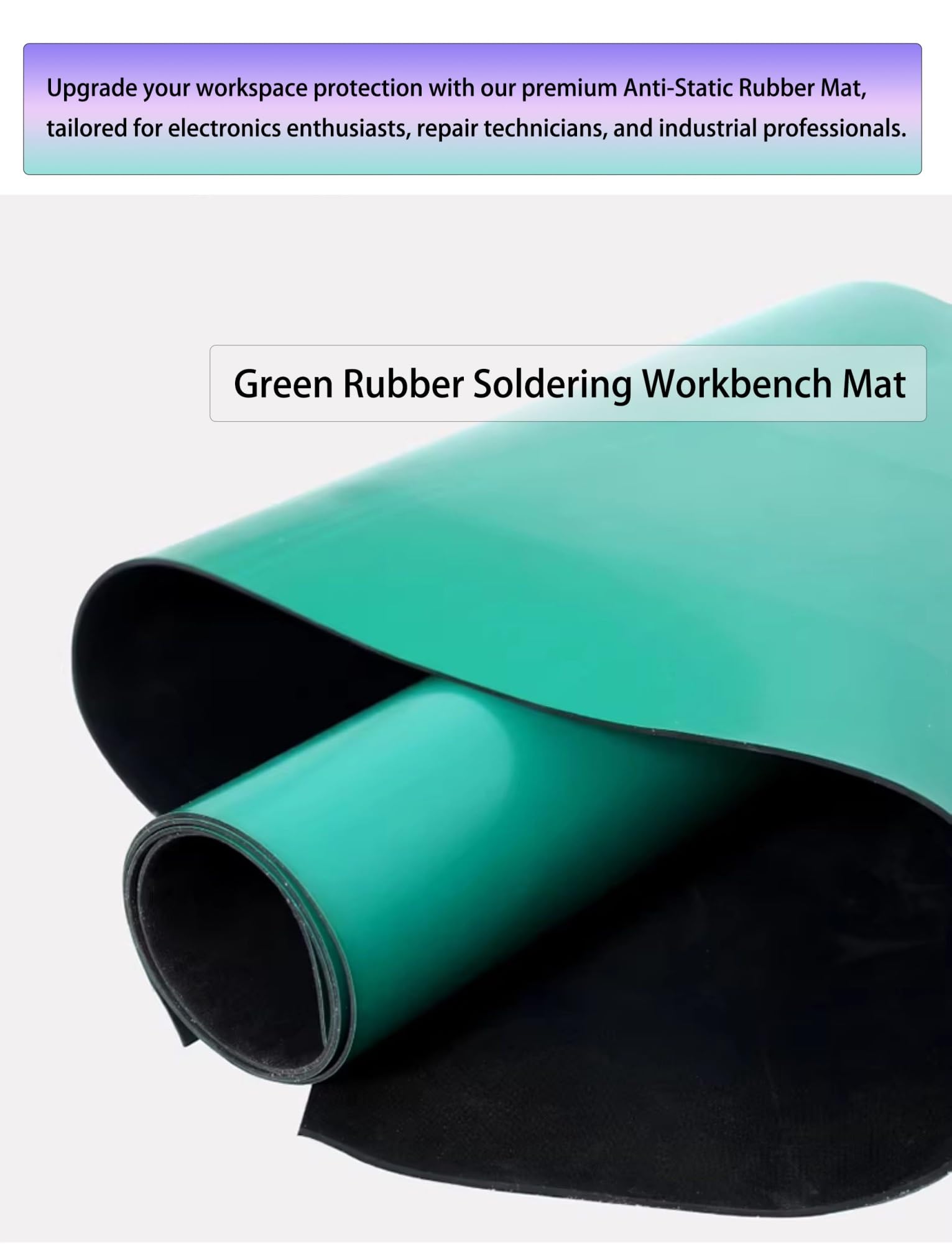 ESD-Lötmatte aus PVC-Gummi