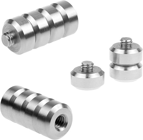 Miniatura 6 de Camkix Juego de contrapeso de cardán para smartphone, 1 soporte de clip de contrapeso, 4 tornillos estabilizadores, compatible con DJI Osmo Mobile