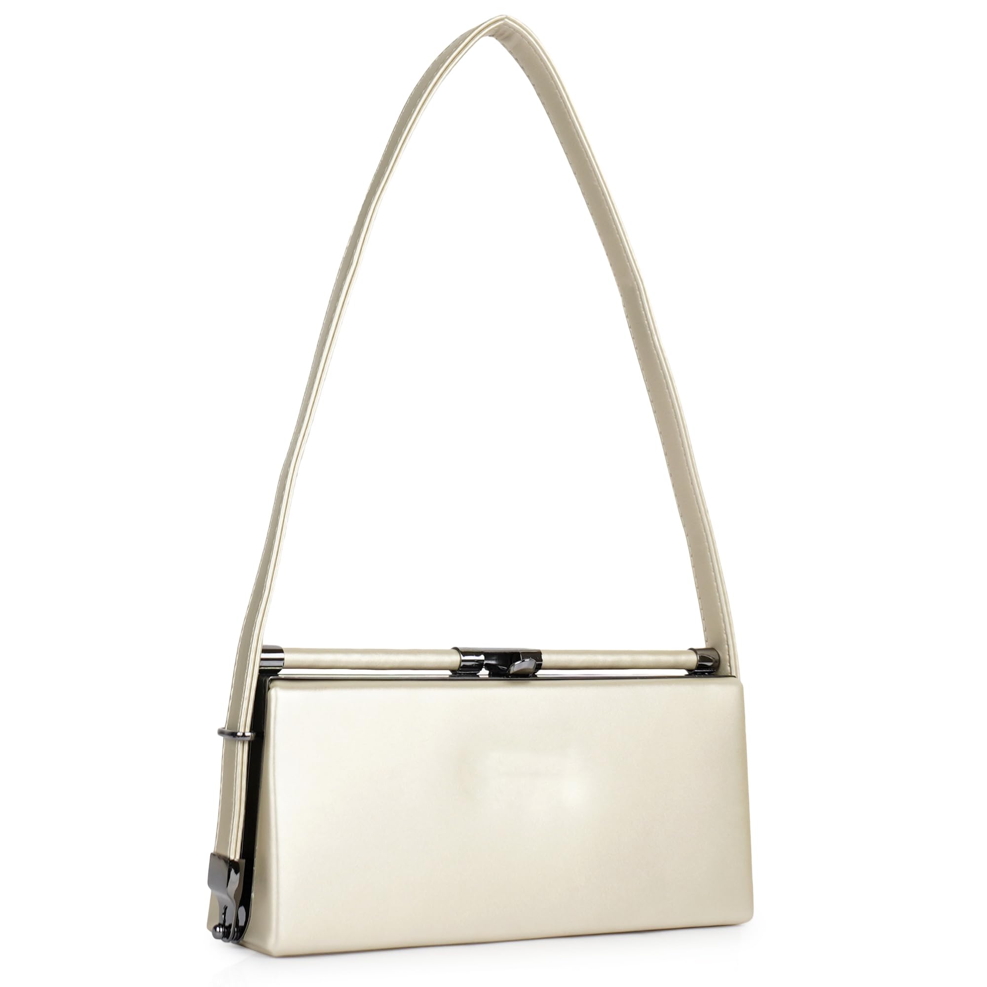 Handbag Wedding Bridal Clutch Bag Purse for Bridal, Casual, Wedding Bag for Women & Girls-image-24