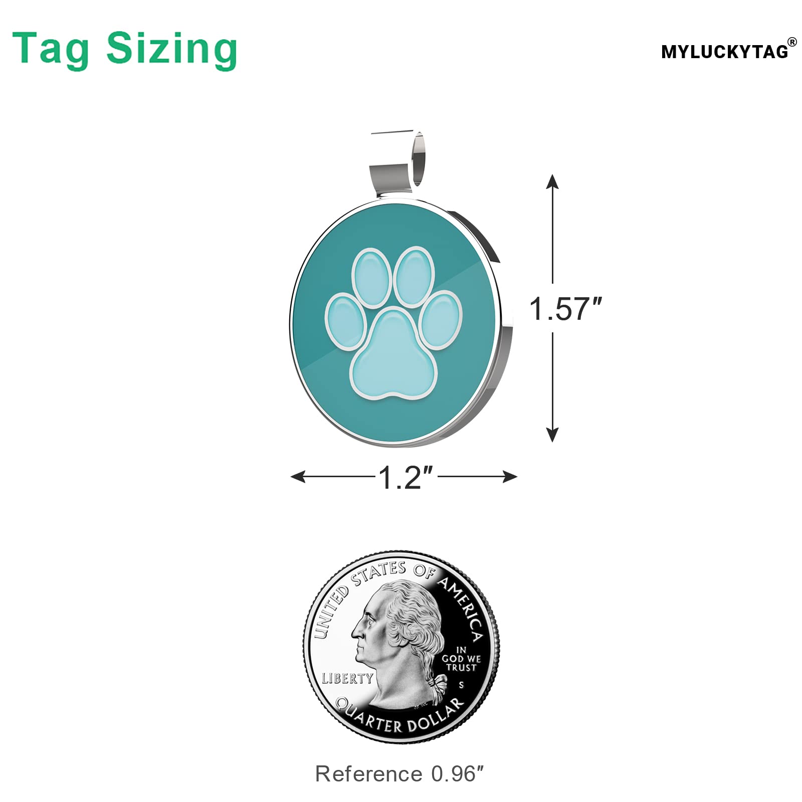 Amazon.com : MYLUCKYTAG QR Code Dog ID Tags - Pet Online
